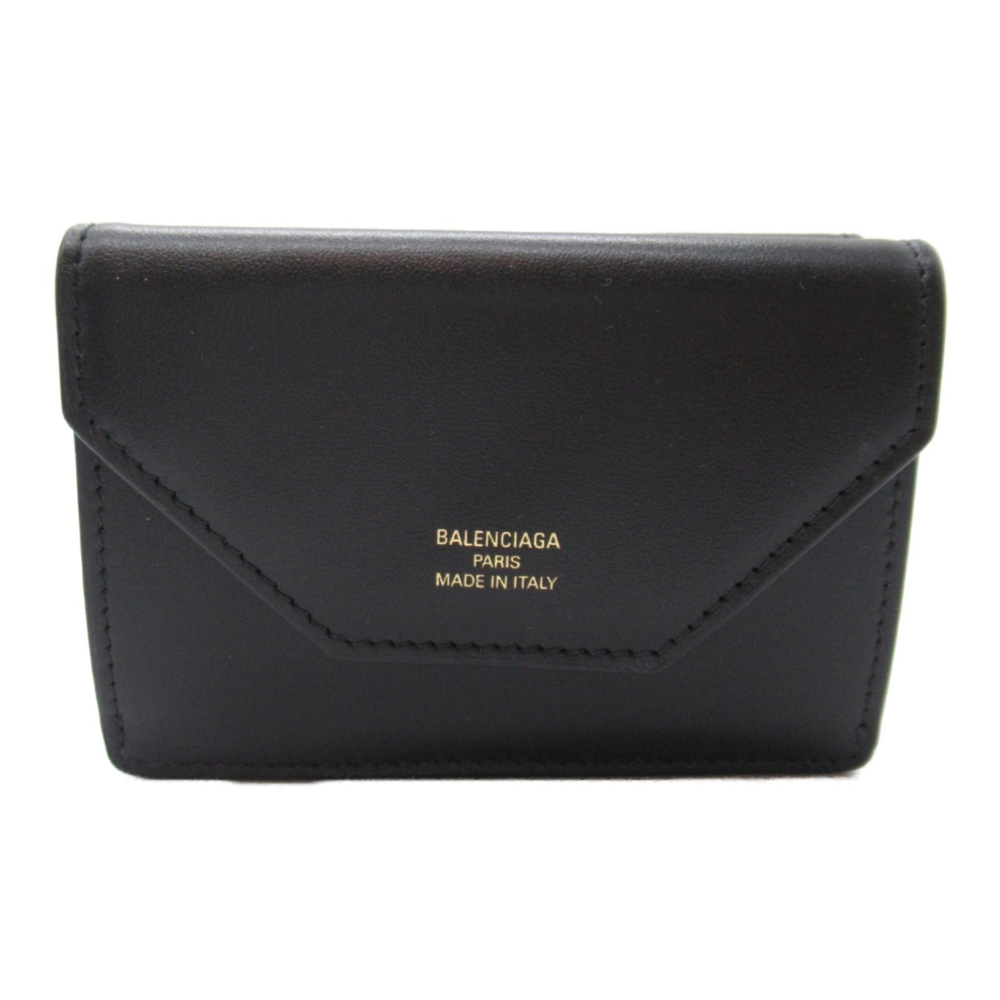 Balenciaga  Leather Middle Wallet (Tri-Fold)