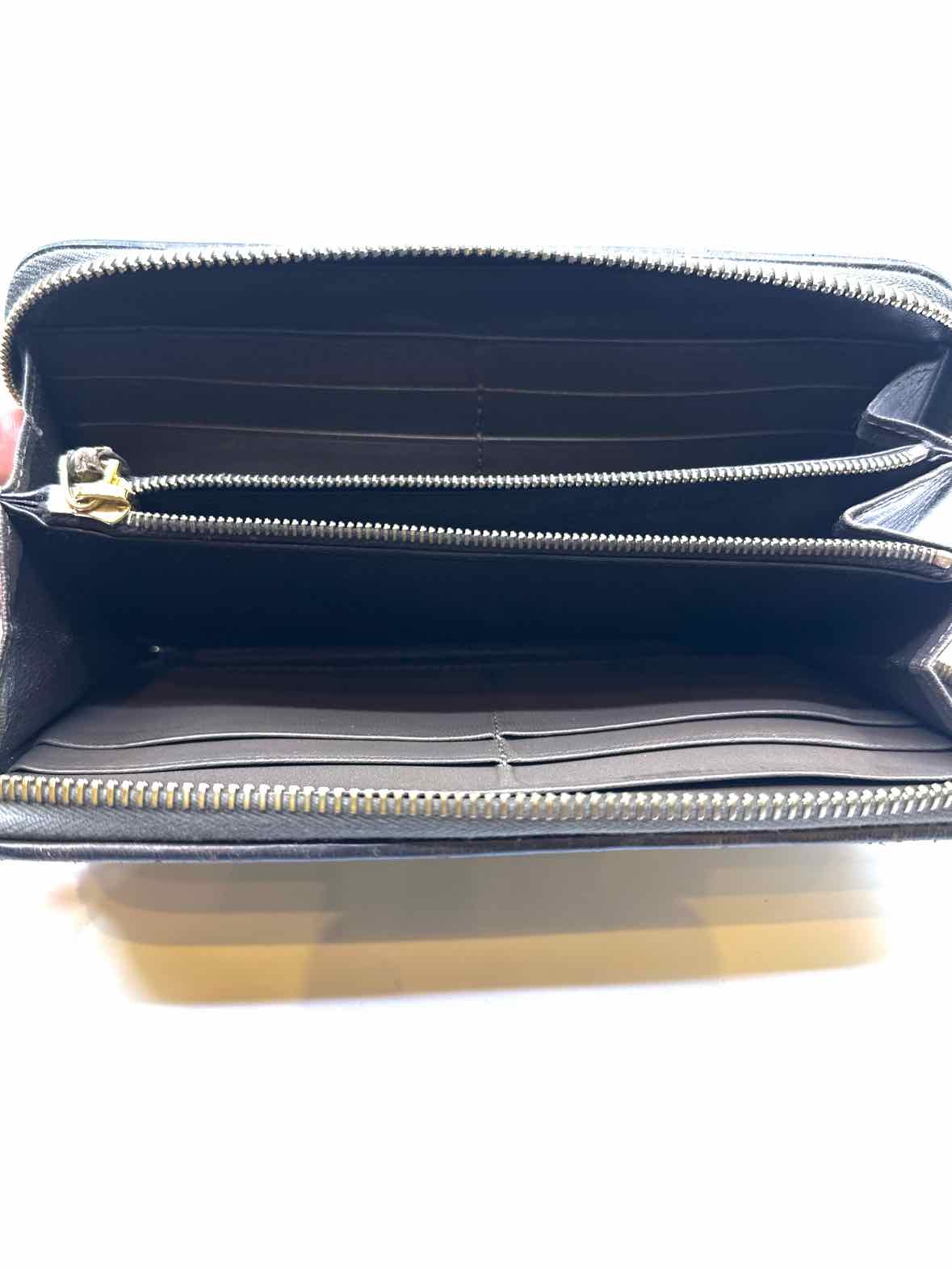 BOTTEGA VENETA Continental Brown Leather Woven Wallet