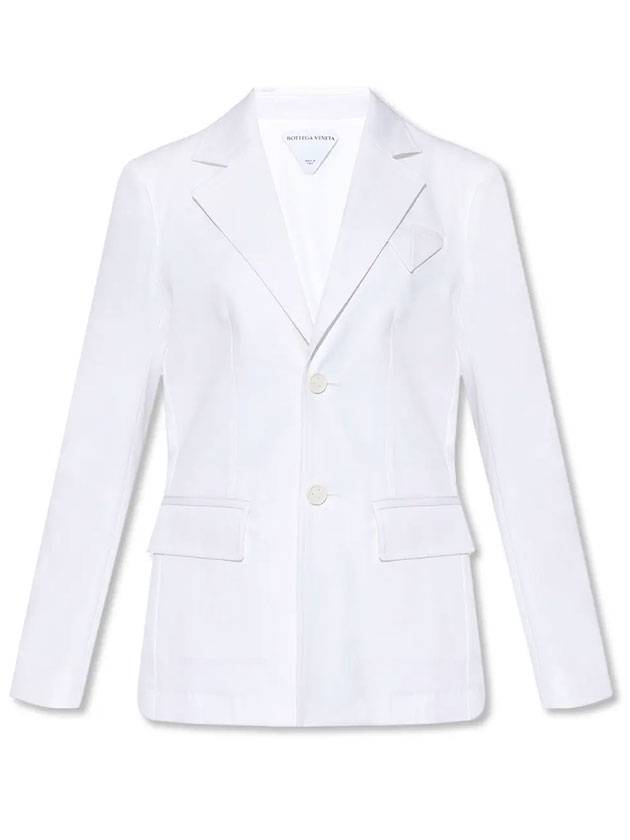 Bottega Veneta Classic Twill Jacket White