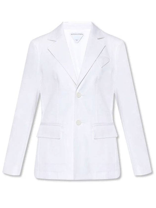 Bottega Veneta Classic Twill Jacket White