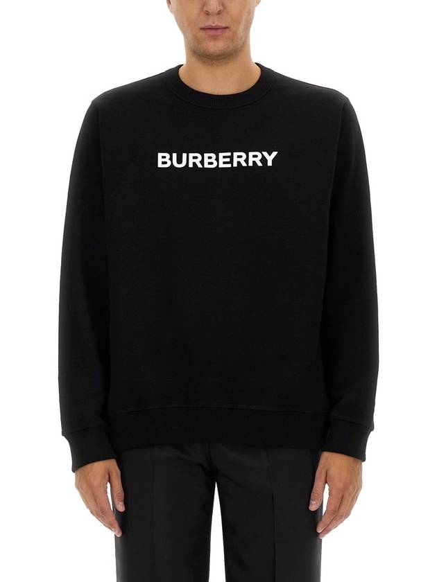 Burberry Logo Print Sweatshirt Black