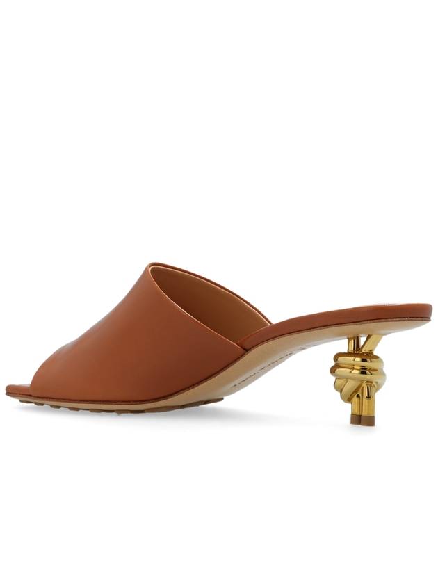 Bottega Veneta Bottega Veneta Leather Mules, Women's, Brown