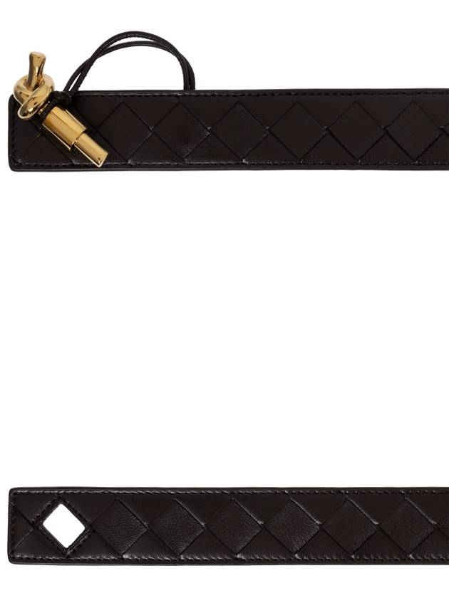 Bottega Veneta Bottega Veneta Leather Belt, Women's, Black