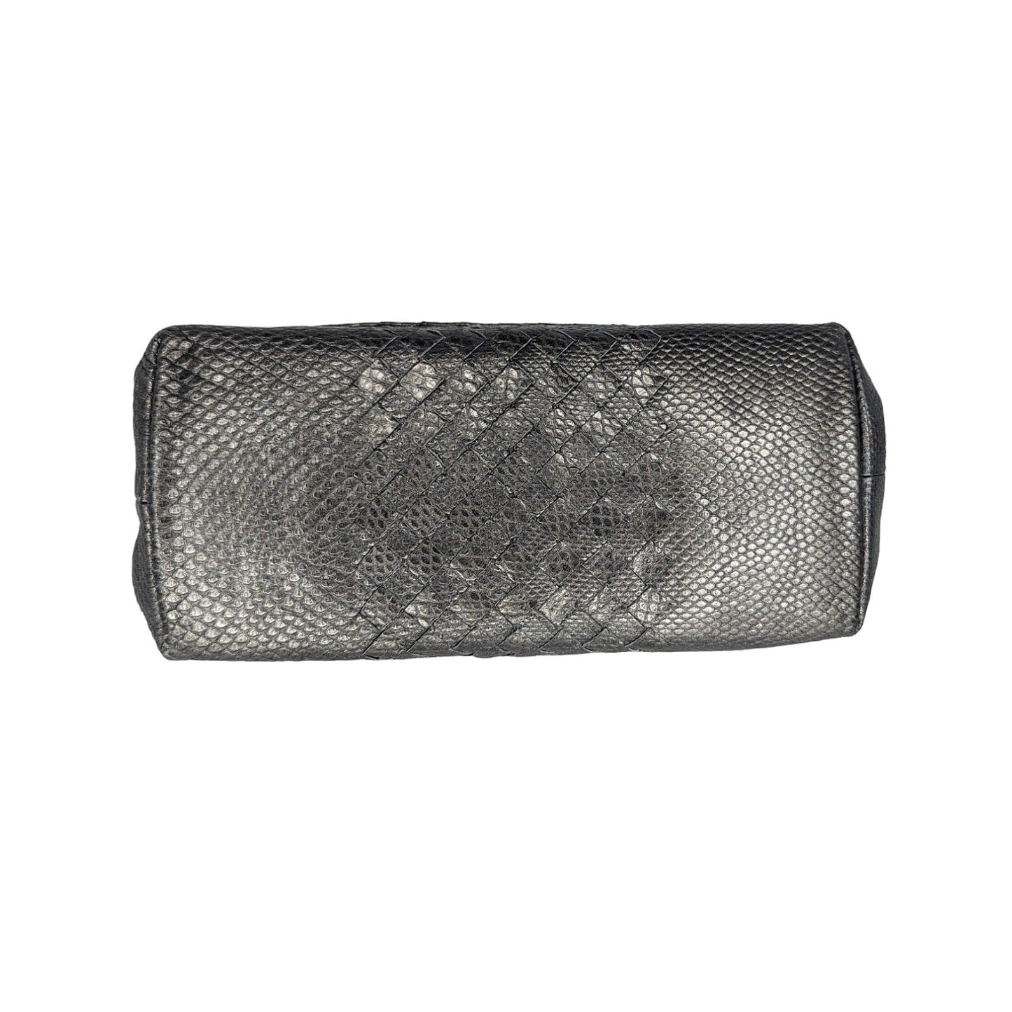 Bottega Veneta Intrecciato-Trimmed Karung Clutch