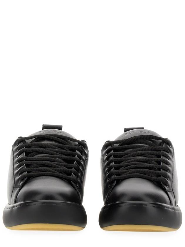 Bottega Veneta Pillow Leather Low Top Sneakers Black