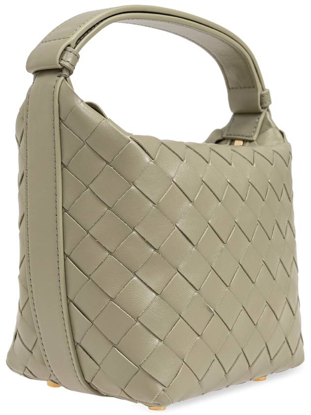 Bottega Veneta Candy Wallace Intrecciato Tote Bag Travertine