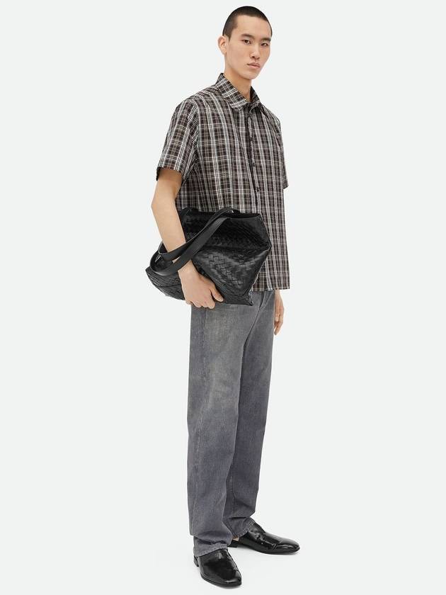 Bottega Veneta 24 F W Bottega Veneta Small Interciato Zipper Tote Bag 795628 V2HL18803 B0011169852