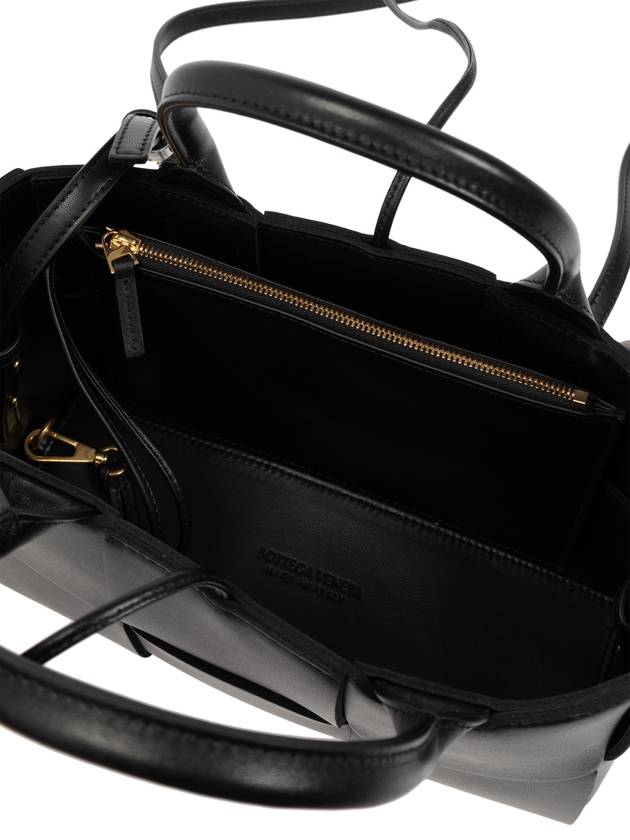 Bottega Veneta Arco Intrecciato Small Tote Bag Black