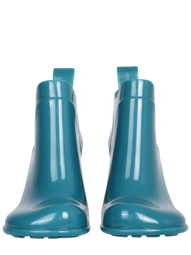 Bottega Veneta Shine Rubber Heel Ankle Worker Boots Blaster