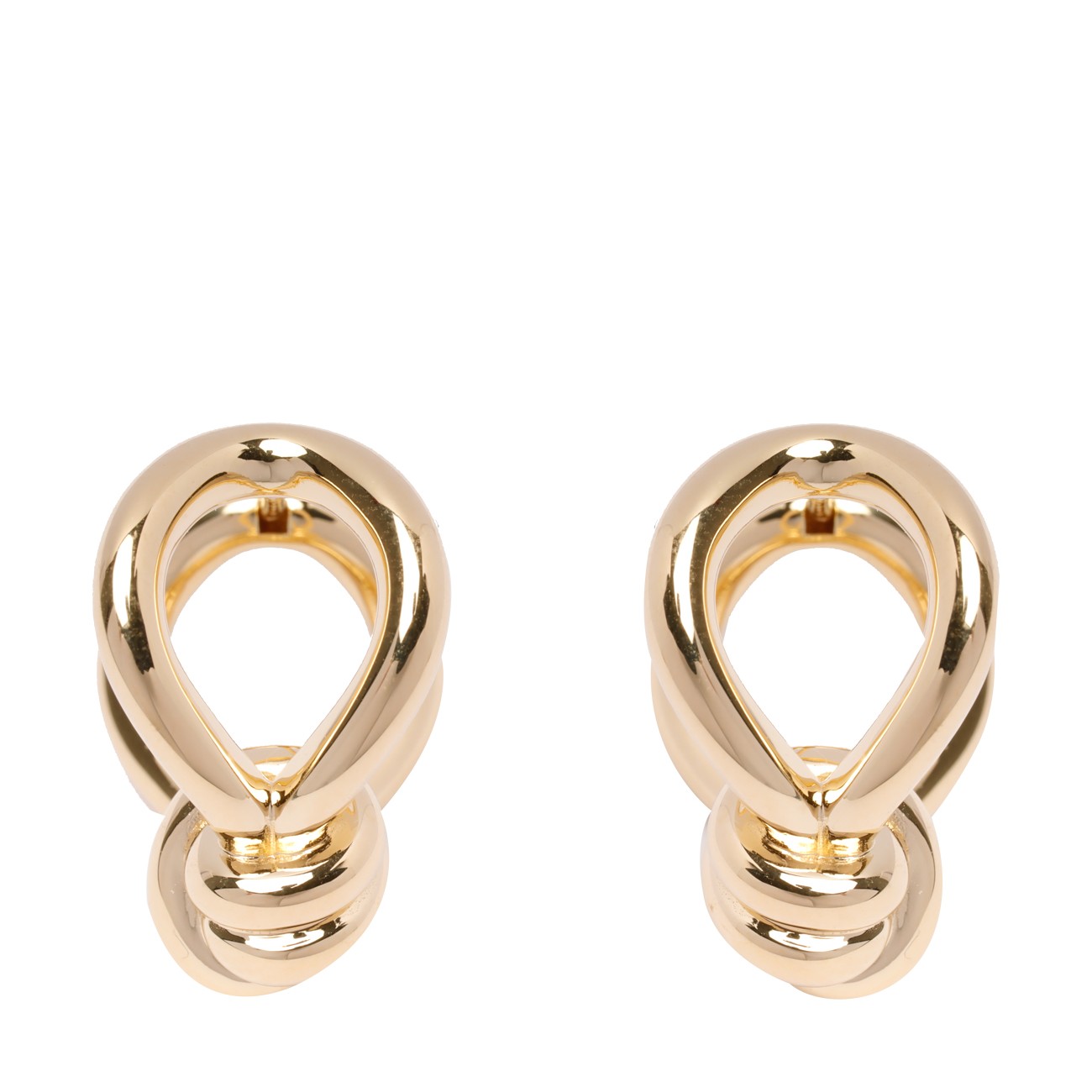 Bottega Veneta Women Circular Knot Earrings