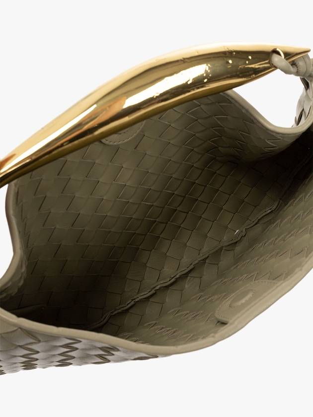 Bottega Veneta Sardine Intrecciato Tote Bag Khaki