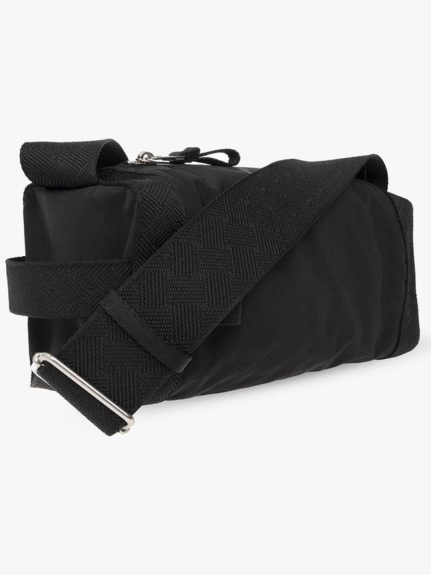 Bottega Veneta Voyager Sling Cross Bag Black