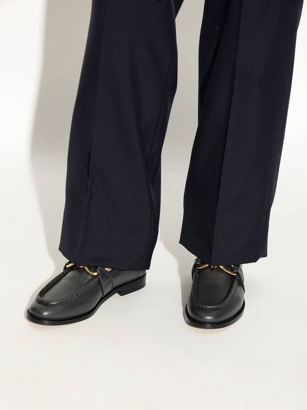 Bottega Veneta Bottega Veneta Shoes Astaire Type Loafers, Men's, Navy Blue