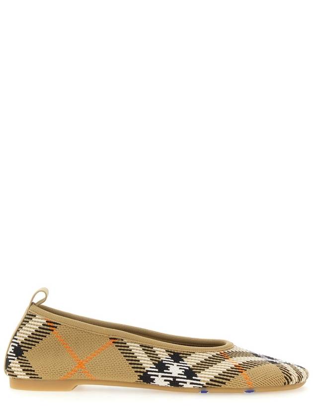 Burberry Baby Check Knit Ballerina Sand
