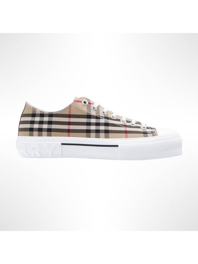 Burberry Vintage Check Cotton Sneakers Archive Beige