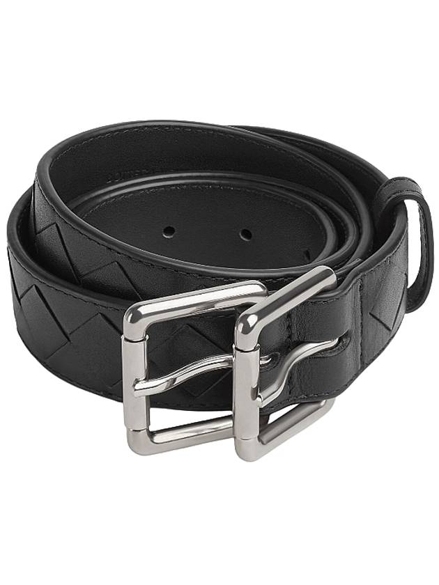 Bottega Veneta 23 ss Intercciato Double Buckle Belt 730774 V2OT1 8803 B0110811659