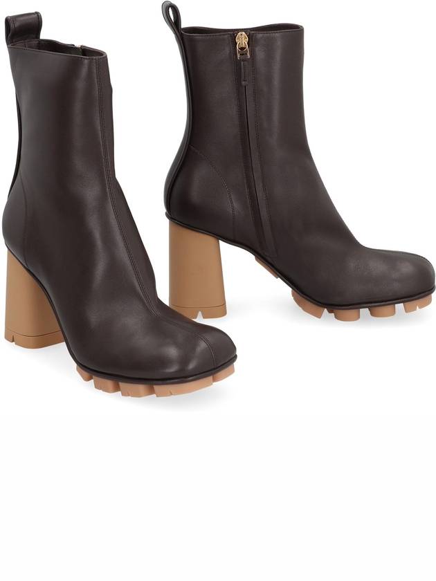 Bottega Veneta Bottega Veneta Shore Leather Ankle Boots