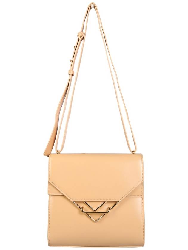 Bottega Veneta Clip Shoulder Bag Beige