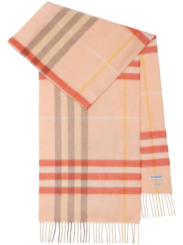 Burberry Check Cashmere Scarf Teacup