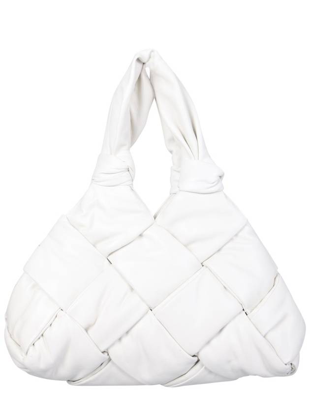 Bottega Veneta Padded Rock Shoulder Bag White