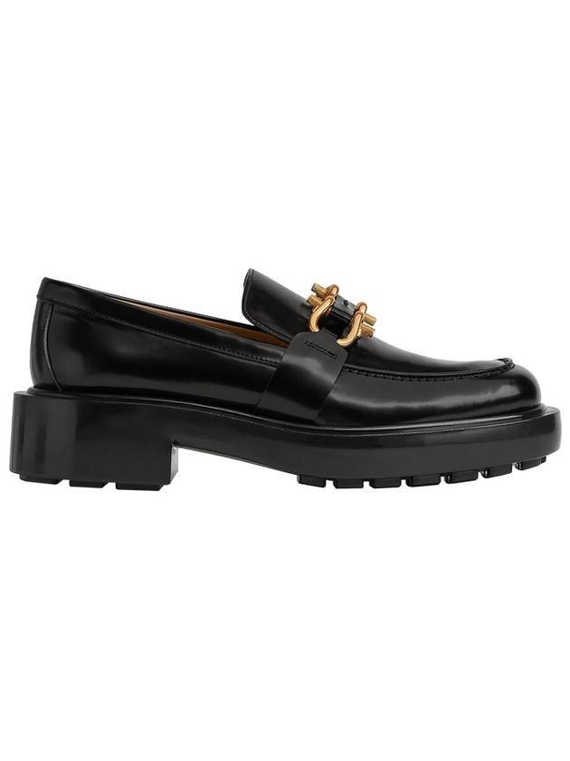 Bottega Veneta Monsieur Chunky Leather Loafers Black