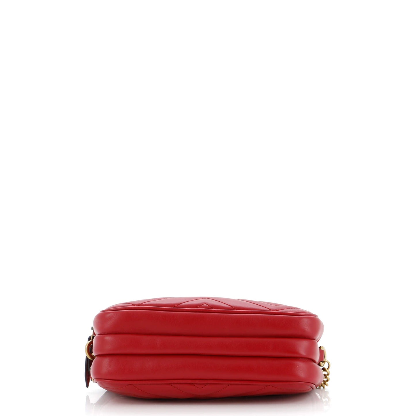 GG Marmont Triple Zip Chain Bag Matelasse Leather Mini