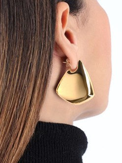 Bottega Veneta Women Small Earrings "Fin"