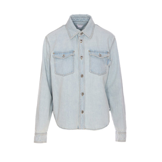Bottega Veneta Women Denim Shirt