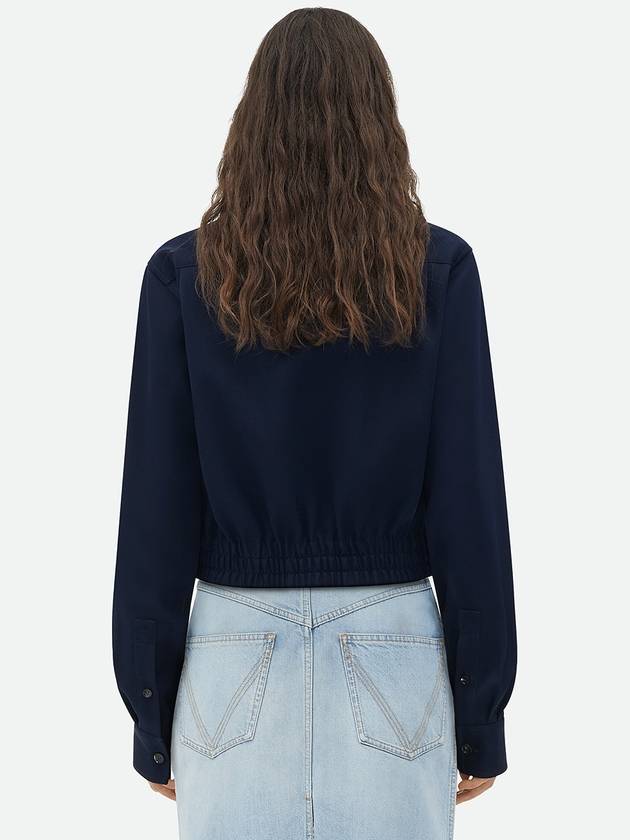 Bottega Veneta Wool Shirt 751397VKIS0 4121 NAVY B0170461917