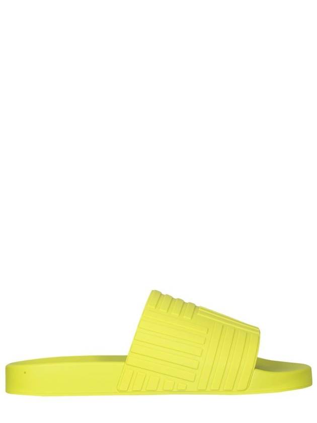 Bottega Veneta Intrecciato Rubber Slippers Kiwi