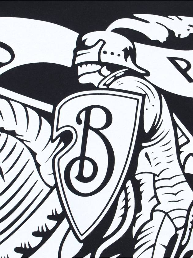 Burberry EKD Print Cotton Short Sleeve T-Shirt Black