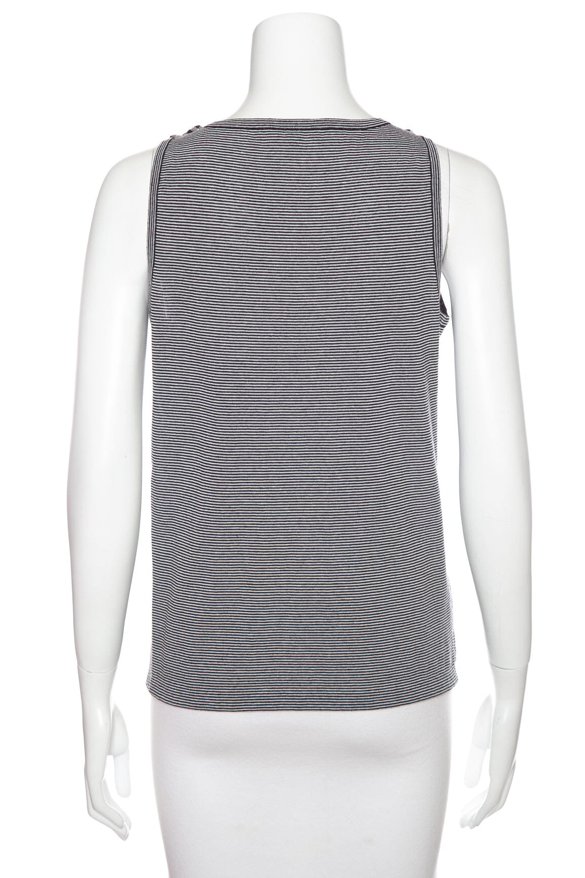 Chanel Black and White Stripe Tank SZ 38