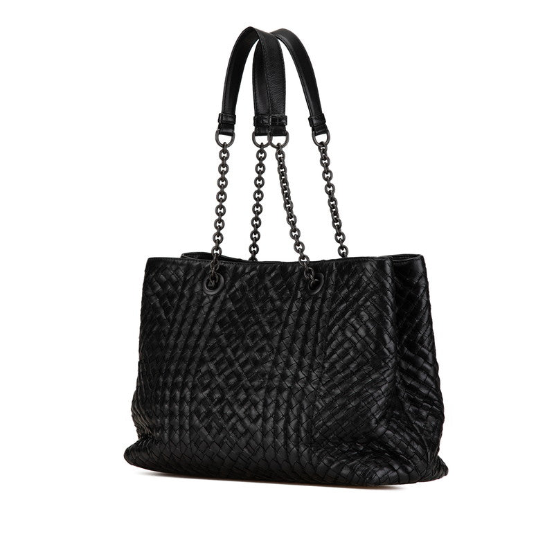 Bottega Veneta Intrecciato Leather Chain Shoulder Bag