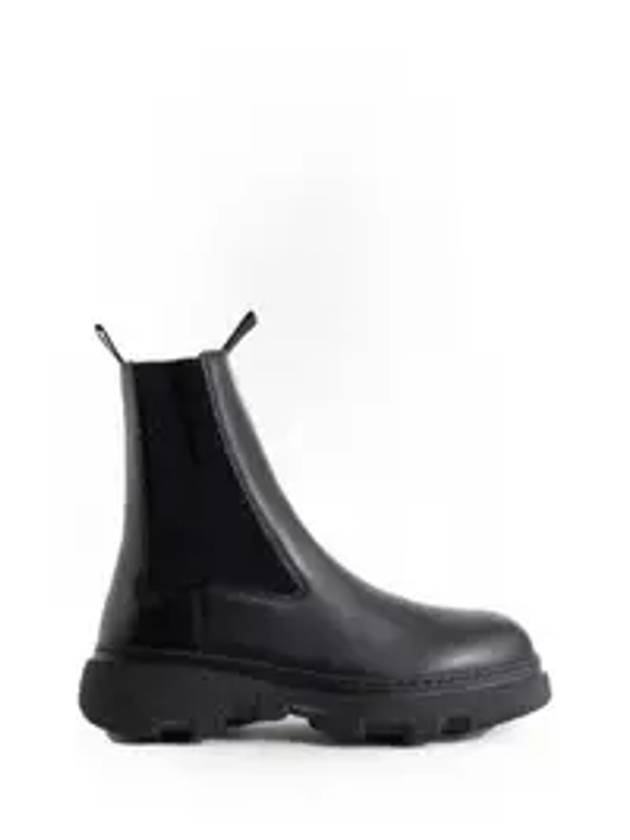 Burberry Leather Chelsea Boots Black