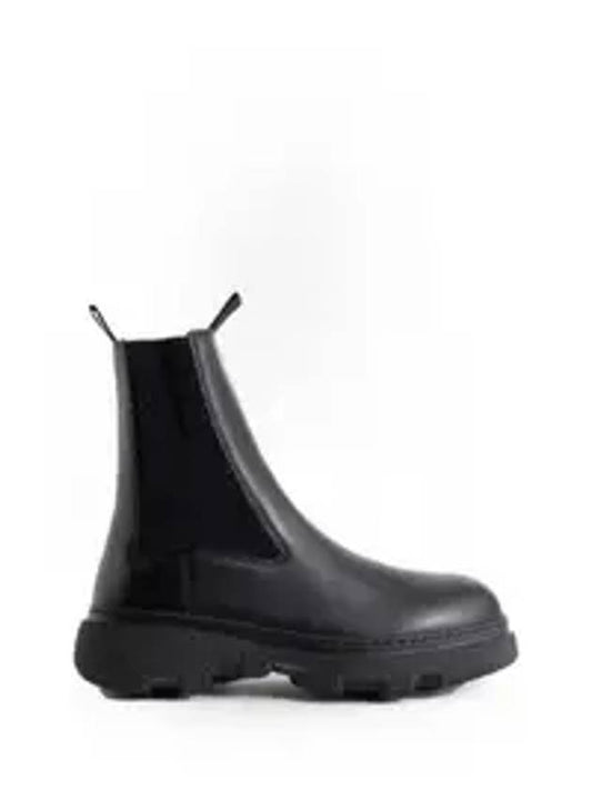 Burberry Leather Chelsea Boots Black