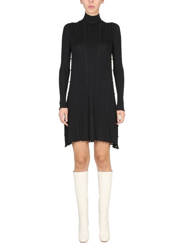 Bottega Veneta pleated midi dress 716861V2I601000 B0710233481