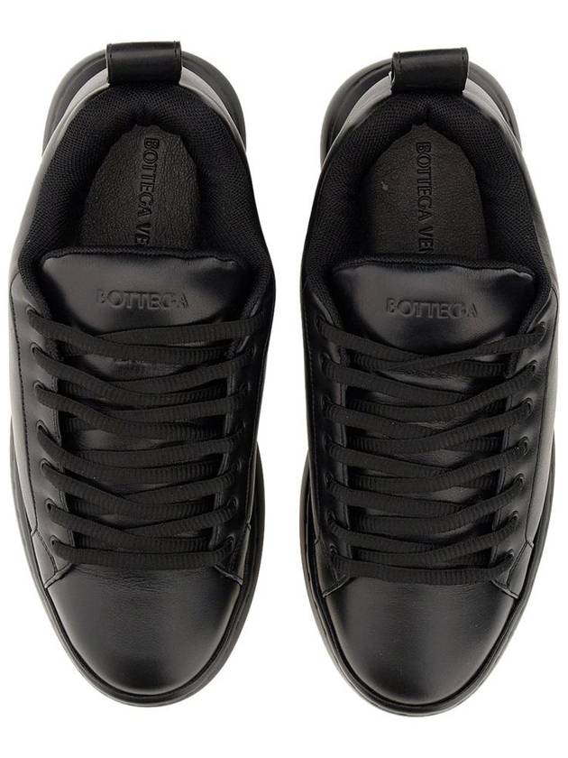 Bottega Veneta Pillow Leather Low Top Sneakers Black