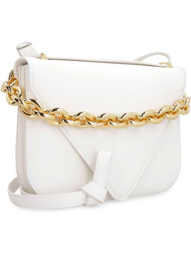 Bottega Veneta Mounted Medium Envelope Shoulder Bag White