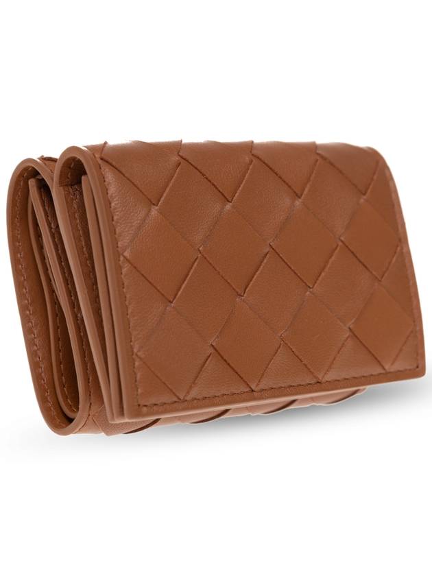 Bottega Veneta Intrecciato Tiny Tri-Fold Wallet 751156
