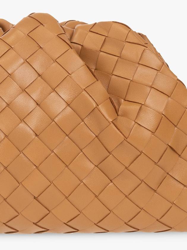 Bottega Veneta Women's Intrecciato Leather Pouch Bag Brown