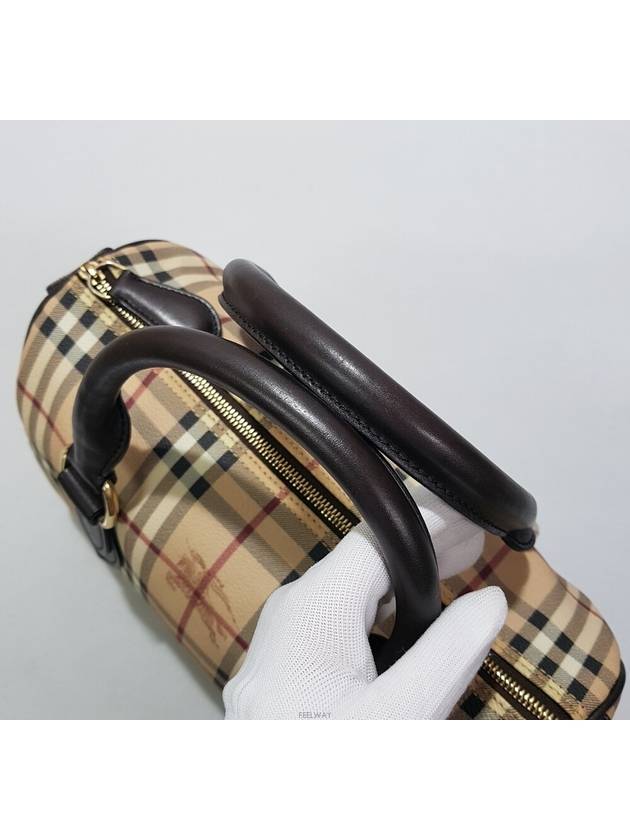 Burberry check tote bag