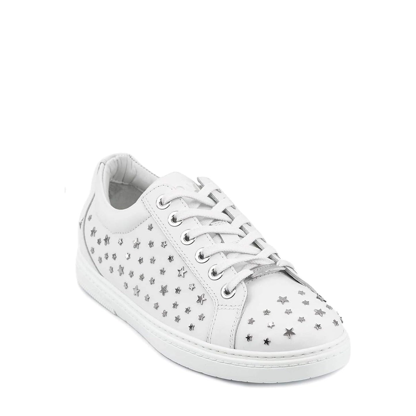 Jimmy Choo Cash Star Leather Sneakers Men