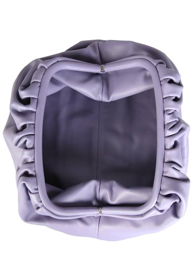 Bottega Veneta Napa Pouch Dumpling Clutch Bag Purple