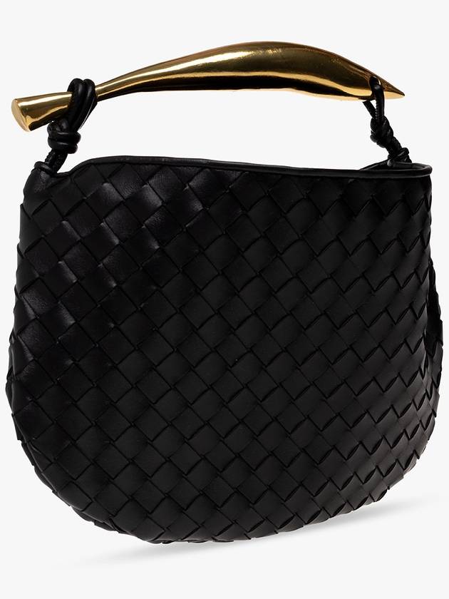 Bottega Veneta Sardine Intrecciato Tote Bag Black