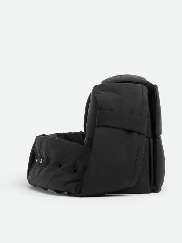 Bottega Veneta Cassette Padded Tech Small Cross Bag Black