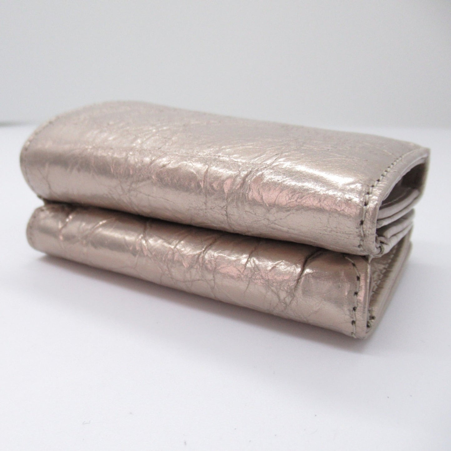 Balenciaga  Leather Middle Wallet (Tri-Fold)