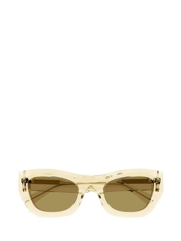 Bottega Veneta Sunglasses BV1251S 004 TRANSPARENT YELLOW