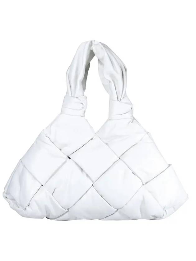 Bottega Veneta Padded Rock Shoulder Bag White