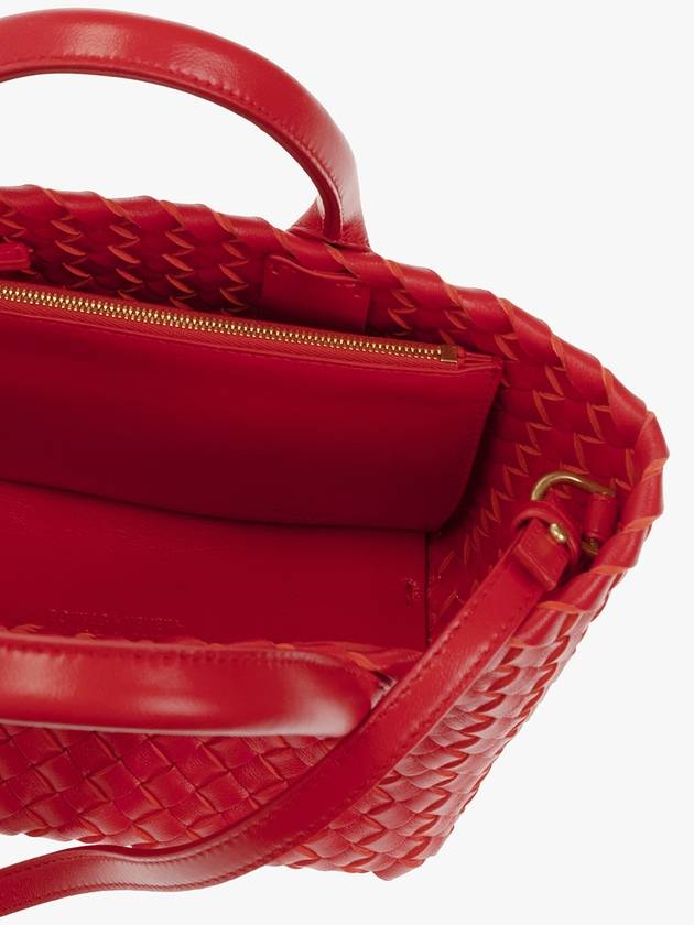 Bottega Veneta Bottega Veneta ‘Cabat Mini’ Shopper Bag, Women's, Red