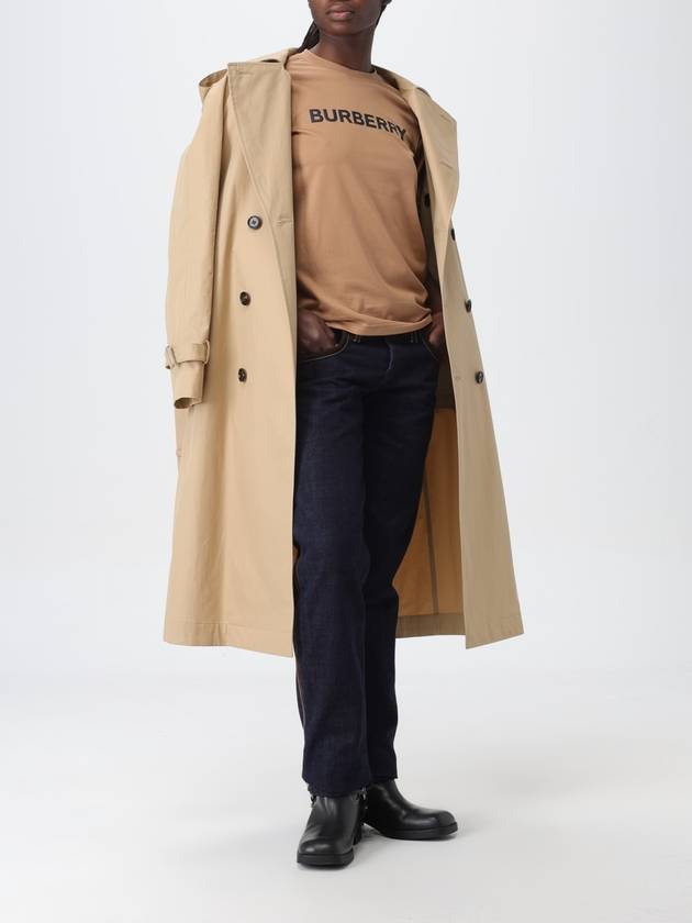 Burberry Logo Print T-Shirt Brown